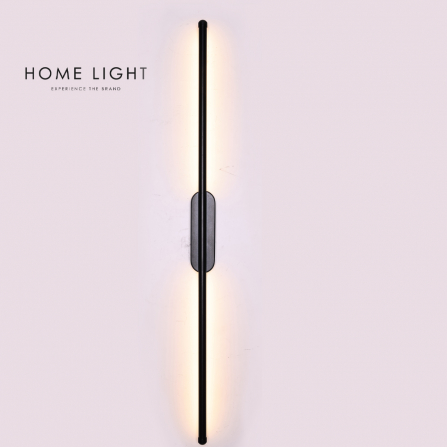 LED zidna lampa SOLEA 55 u crnoj boji, snage 12W, toplo belo svetlo (3000K)