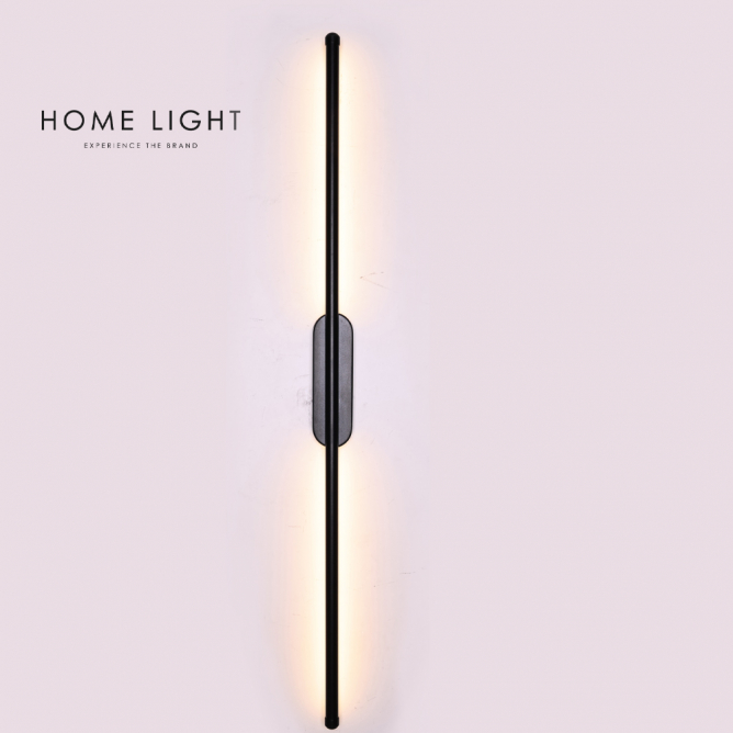 LED zidna lampa SOLEA 55 u crnoj boji, snage 12W, toplo belo svetlo (3000K)