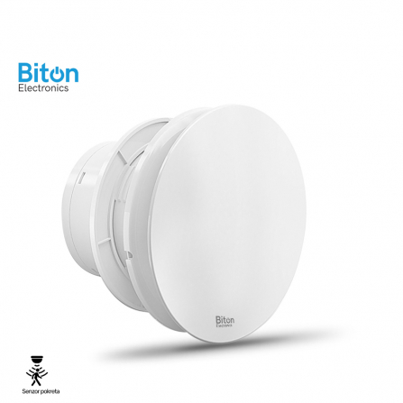 Ventilator za kupatilo sa senzorom pokreta idealan je za automatizovanu ventilaciju kupatila, toaleta i manjih prostorija