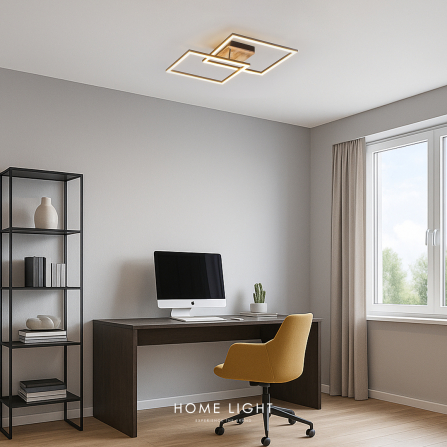 Dimabilna LED plafonjera snage 36W, sa daljinskom kontrolom i tri boje svetla.