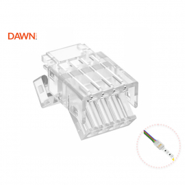 KONEKTOR ZA LED TRAKU SMD X10-4P (10mm, 4PIN) 10 kom