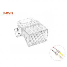 KONEKTOR ZA LED TRAKU COB X12C-2P (12mm, 2PIN) 10 kom