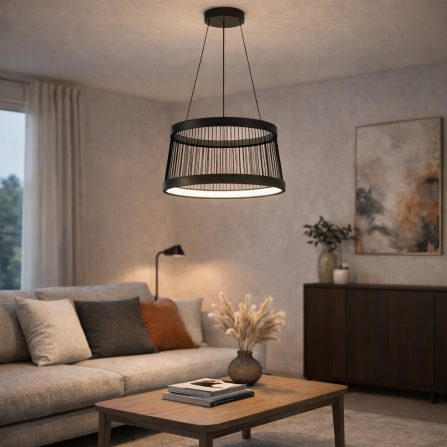 LUNA 318: led luster - visilica kao savršen izbor za savremene enterijere