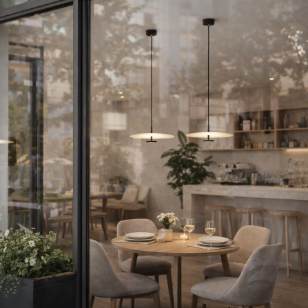 ARIA 20 - elegantna viseća svetiljka modernog dizajna iz ekskluzivne LUME kolekcije.