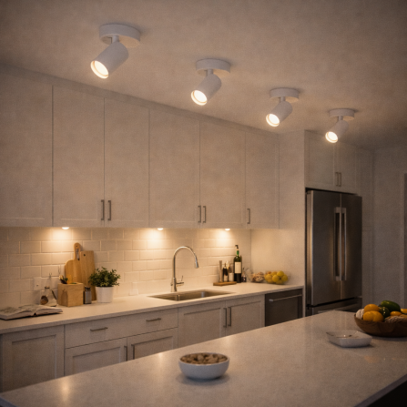 spot lampa sa 1*GU10 grlom u beloj boji