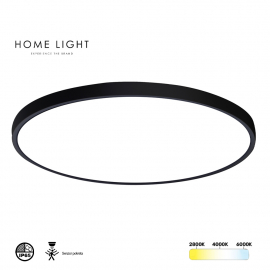 LED PLAFONJERA L7760-18W CCT SENZOR (LV18W) CRNA NEW