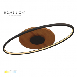 SOLEA 81 LED PLAFONJERA 40W CCT CRNA/DRVO