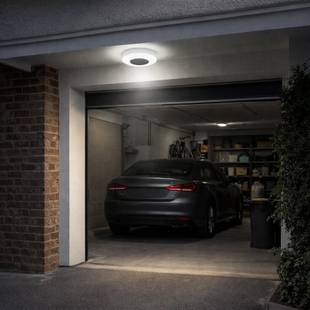 Okrugla LED lampa za zid ili plafon, sa CCT tehnologijom i PIR senzorom