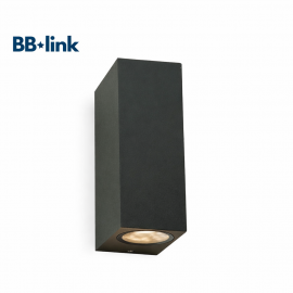 SVETILJKA A2204 ZIDNA 2*GU10 IP44 TAMNO SIVA