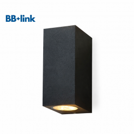 SVETILJKA A2204 ZIDNA 2*GU10 IP44 CRNA