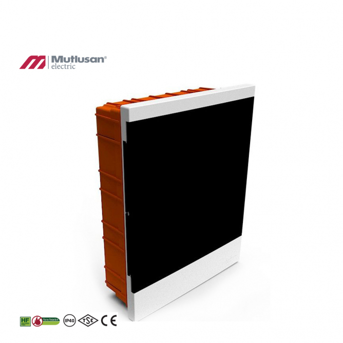 Ugradna razvodna tabla sa 24 mesta i transparentnim vratima.