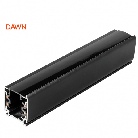 Poklopac za trostepenu šinu, crne boje, dužina 2 metra