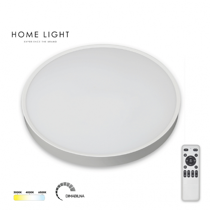 SMART LED plafonjera sa daljinskom kontrolom, prečnika 53cm, velike snage od 80W