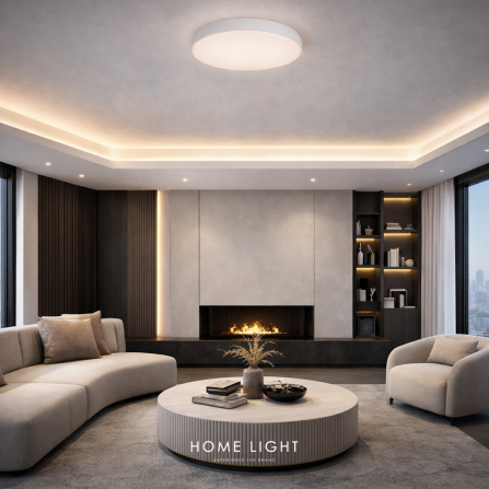 LED plafonjera bele boje, snage 40W, sa tri boje svetla, mogućnost dimovanja