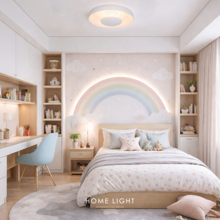 LED plafonjera boje kapućina, snage 20W sa tri boje svetla