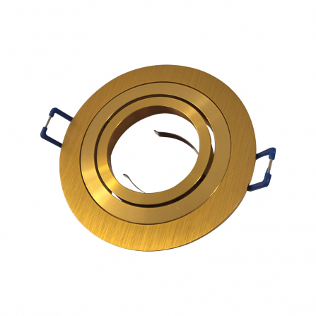 Rozetna u boji brušenog zlata.