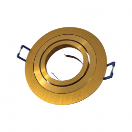 ROZETNA 208 1*GU10 ZLATNO BRUŠENA