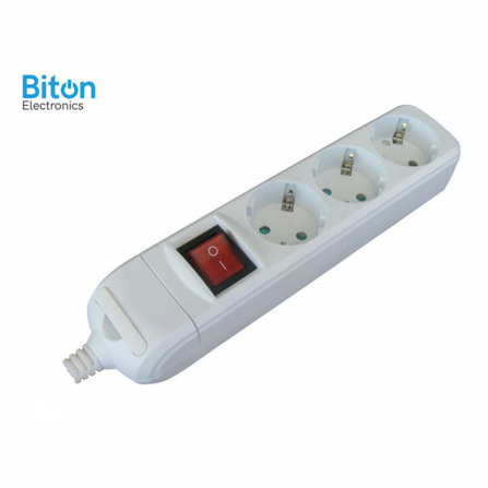 Prenosna priključnica (podsklop), 3 utična mesta, sa prekidačem