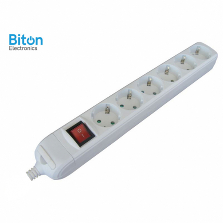 Prenosna priključnica (podsklop), 6 utičnih mesta, sa prekidačem